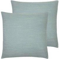 Evans Lichfield Dalton Twin Pack Polyester Filled Cushions, Sea Blue, 43 x 43cm