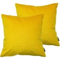 Riva Home Munich Twin Pack Polyester Filled Cushions, Ceylon, 45 x 45cm