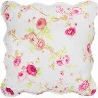 Paoletti Honeypotlane Polyester Cushion,White,45 x 45cm