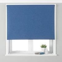 Riva Home Eclipse Blackout Roller Blind, Polyester, Denim, 61 x 162cm