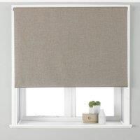 Riva Home Eclipse Blackout Roller Blind, Polyester, Natural, 61 x 162cm