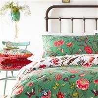 Creative Cloth Pomelo Duvet Set, Polycotton, Verdi Green, Double