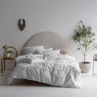 Linen House Manisha Duvet Cover Set white King Duvet Cover + 2 Standard Pillowcases