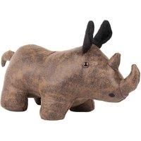 Paoletti Rhino Faux Leather Novelty Doorstop