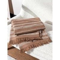 Hoem Jour Woven Fringed Throw