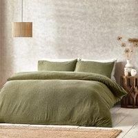 Yard Boucle Textured Duvet Cover Set