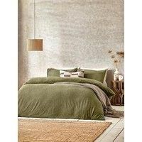 Yard Boucle Textured Duvet Cover Set