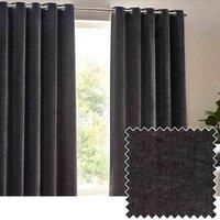 Yard Heavy Chenille Velvet Eyelet Curtains