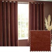 Yard Heavy Chenille Velvet Eyelet Curtains