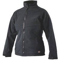 Dickies Foxton Ladies Softshell Jacket Black Size 10 (633FK)