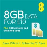 EE 8GB Pay As You Go Sim Card