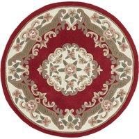 Origins Shensi Round Rug Wine 120cm Diameter