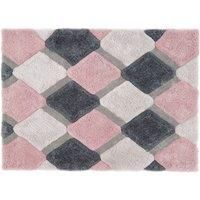 Origins 3D Geo Rug Shaggy Blush 160 x 230cm