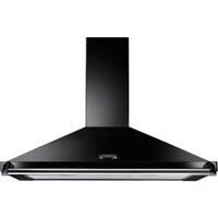 Rangemaster 90cm Classic Chimney Cooker Hood - Black & Chrome