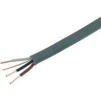 Wickes 3 Core & Earth Cable - Grey 1.5mm2 x 50m