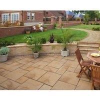 Marshalls Heritage Riven Yorkstone Paving Slab 600 x 600 x 38 mm - 7.92m2 pack