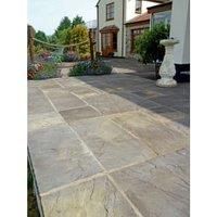 Marshalls Heritage Riven Old Yorkstone Paving Slab 450 x 450 x 38 mm  8.91m2 pack