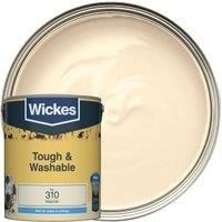 Wickes Magnolia - No. 310 Tough & Washable Matt Emulsion Paint - 5L