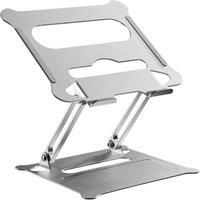 ProperAV Height Adjustable Aluminium Laptop or Tablet Riser Stand