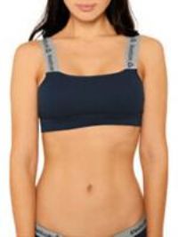 Reebok Womens Shelby Elastane Sport Bra Crop Top.SIZE XS.Removable Cups.