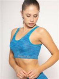 Reebok Womens Arista Seamless Sport Bra Crop Top.SIZE SMALL.Removable Cups.