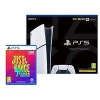 Playstation 5 Digital Edition (Model Group - Slim) & Just Dance 2024 (Code In Box)