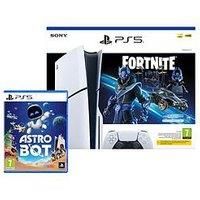 Playstation 5 Disc Console - Fortnite Cobalt Star Bundle & Astro Bot