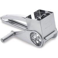 KitchenCraft Stainless Steel Rotary Cheese Grater / Vegetable Shredder (4-Piece Set)