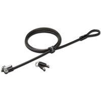 Kensington MicroSaver 2.0 Keyed Laptop Lock with High-Carbon, Cut-Resistant Cable, Strong 10mm Lock Head and T-Bar Locking Technology - 1.8m Length (K65020EU)