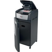 Rexel Optimum Auto Feed+ 750 Sheet Automatic Micro Cut Paper Shredder, P-5 Security, Large Office Use, 140 Litre Removable Bin, Castor Wheels, 2020750M