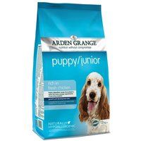 Puppy Junior Dog Food Arden Grange Dry Chicken & Rice 2, 6 & 12kg Hypoallergenic