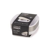 Joseph Joseph 70533 Bathroom Slim Compact Steel Soap Dish- White/Steel