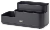 Joseph Joseph Easystore - Bathroom Storage Caddy Organiser For Bathroom Accessories, Matt Black