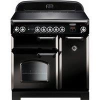 Rangemaster Classic CLA90EIBL/C Free Standing Range Cooker in Black / Chrome