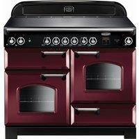 Rangemaster Classic CLA110ECCY/C Free Standing Range Cooker in Cranberry / Chrome