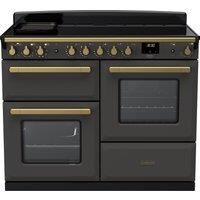 Rangemaster Estel Deluxe 110cm Induction Rangecooker - Slate + Brass