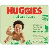 Huggies Natural Care Baby Wipes - 99 Percent Water, Sensitive, Aloe Vera, 12 Packs, 56 Count (672 Wet Wipes Total)