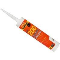 Everbuild Everflex 200 Contractors LMA Silicone Sealant, Brown, 295 ml