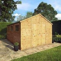 Mercia 15' x 10' Premium Shiplap Apex Workshop