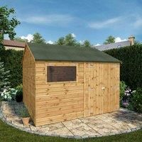 10' x 10' Mercia Shiplap Reverse Apex Workshop (3.2m x 3m)