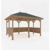 Mercia 3M X 4M Thorpe Gazebo With Vertical Rails