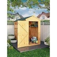 Waltons Premium 8x4 Wooden Shed Apex Tongue and Groove Modular Windows 8ft x 4ft