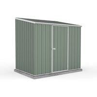 Mercia Absco Space Saver 7'5 X 5 Pent Metal Shed - Pale Eucalyptus