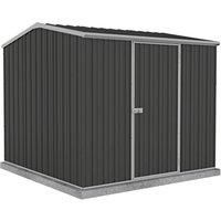 Mercia Absco Premier 7'5 X 7'5 Reverse Apex Metal Shed - Monument