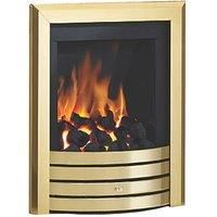 Be Modern Design Brass Rotary Control Inset Gas Manual Fire 510mm x 123mm x 605mm (586TT)