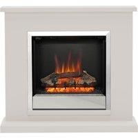 BeModern 4510 Elsham Log Effect Freestanding Electric Fire Cashmere