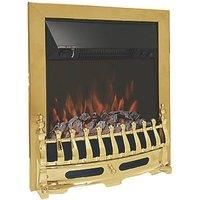 Be Modern Bayden Classic Electric Inset Fire in Brass