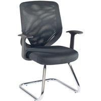 Atlanta Mesh Back Chairs-Operator or Reception-Black Grey & Black Purple & Black