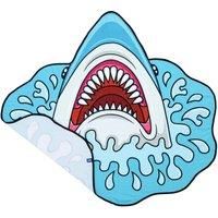 Kids Shark Microfibre Beach Towel