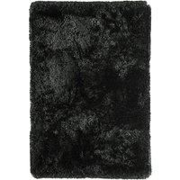 Asiatic Plush Shaggy Rug, 70 x 140cm  Black